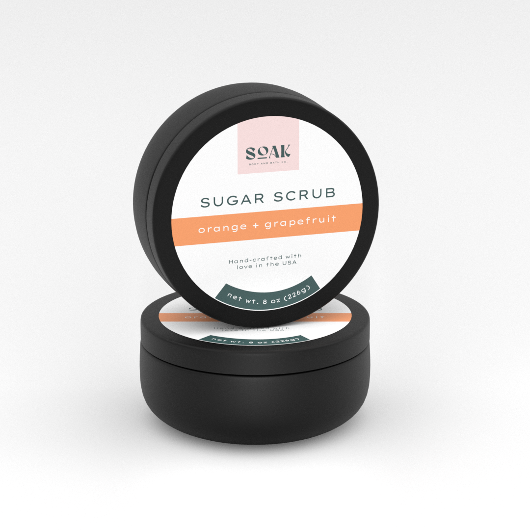 Orange + Grapefruit Sugar Scrub
